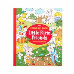 OOLY Farvelægningsbog - Little Farm Friends| Legetøj Til Ferien|Tegne- & Malegrej