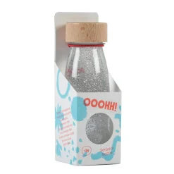 Fascinationsflaske - Sølv glitter|Børn Mindfulness For Børn|Bliv Forundret
