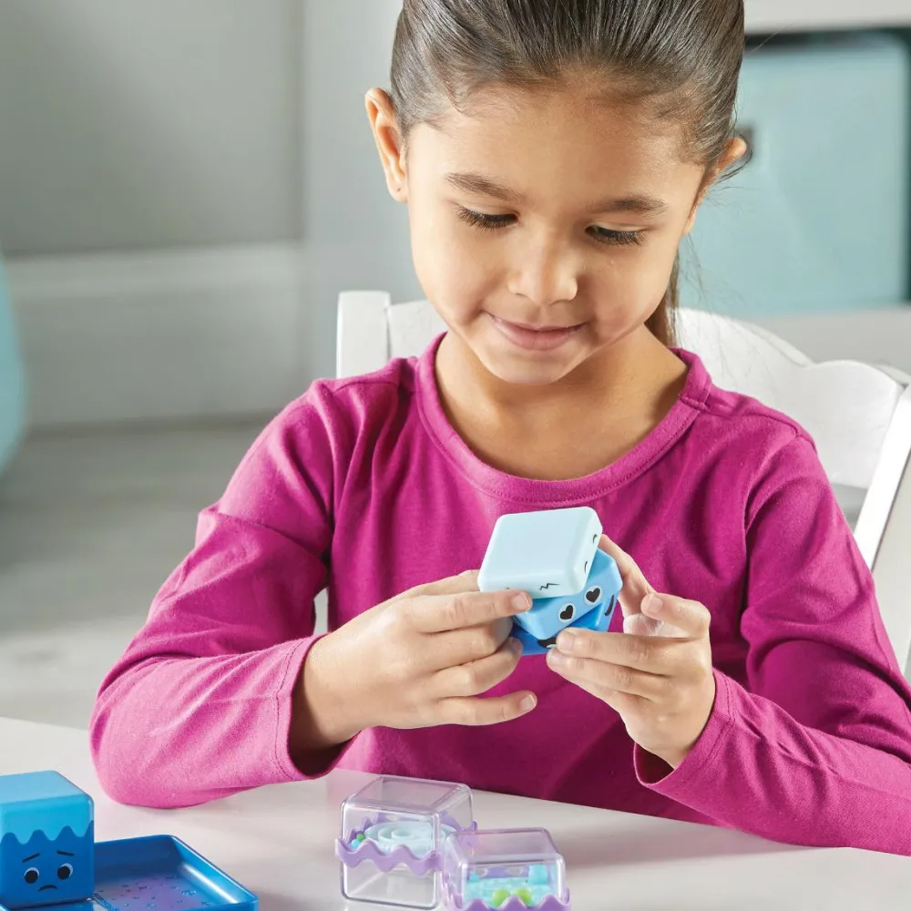 Learning Resources Fidget cubes - Få ro på, 4 stk| Taktil / Følesans|Fidget Toys