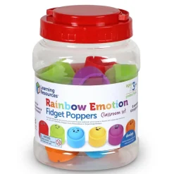 Learning Resources Fidget Poppers - Følelser, 24 stk| Taktil / Følesans|Ro & Fordybelse