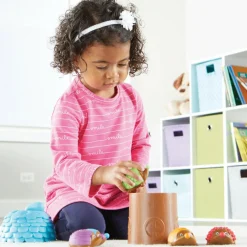 Learning Resources Finmotorik pindsvin - Træhus & teksturer| Taktil / Følesans|Montessori