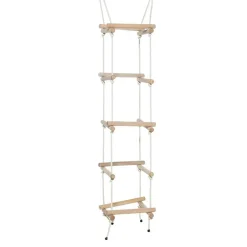 DICE Firesidet rebstige (beige reb)| Udeleg|Indendørs Klatrestativ