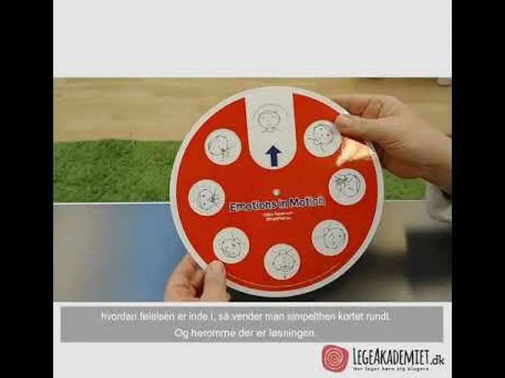 Følelseshjul Ø 23 cm.| Sociale Kompetencer|Sprog & Leg