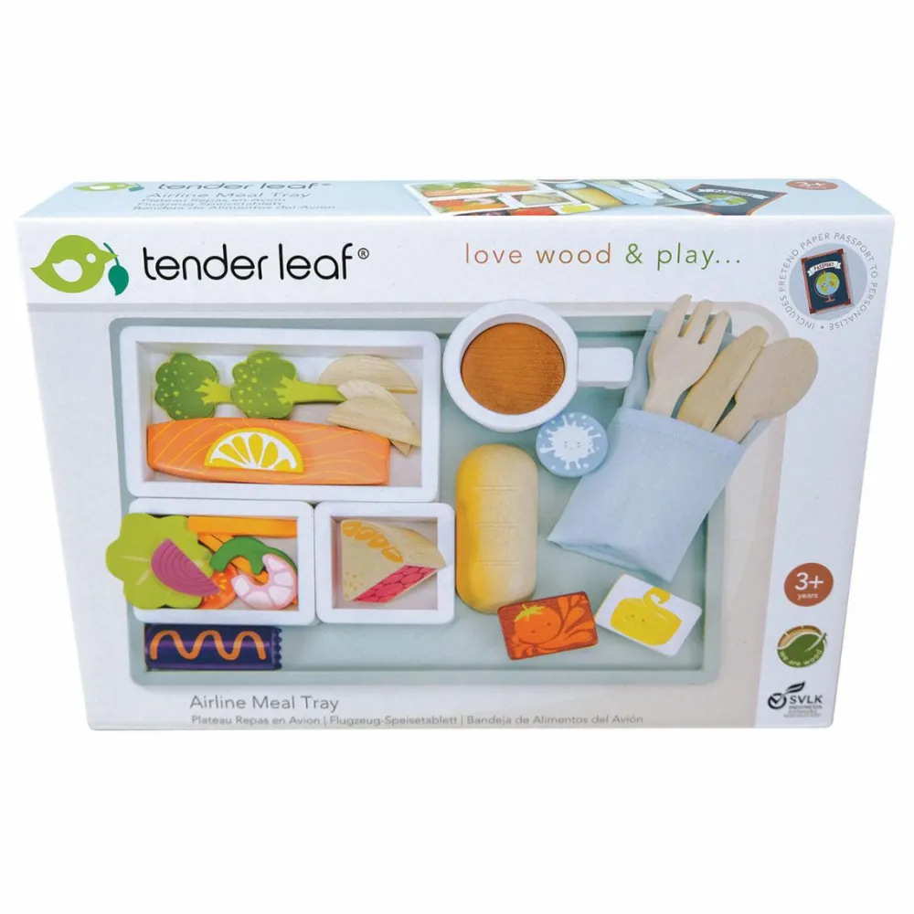 Tender Leaf Flymad, 31 dele| Trælegetøj|Legekøkken & Legemad