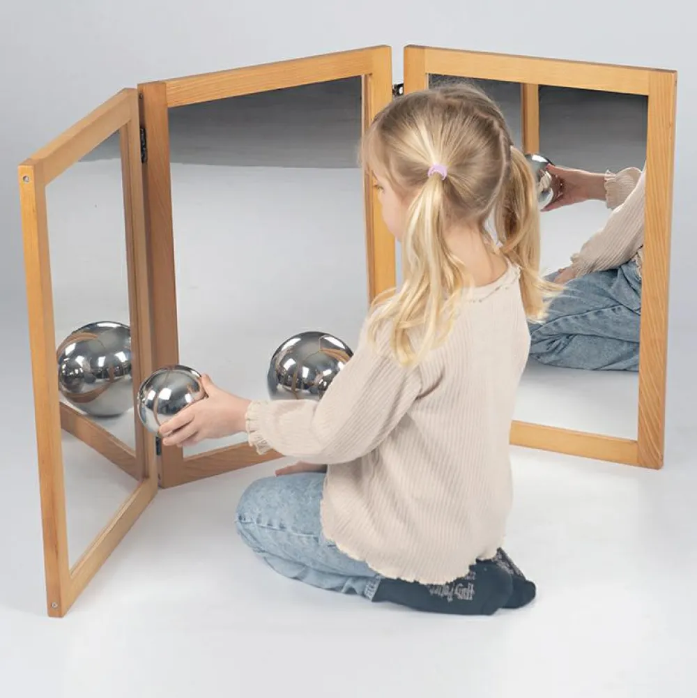 Foldbart spejl, 126 x 59 cm| Sociale Kompetencer|Skolesjov