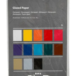 Creativ Company Glanspapir - Ensfarvet, 50 ark| Påske|Jul
