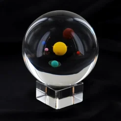 Glaskugle - Solsystemet, 8 cm| Bliv Forundret|Astronomi