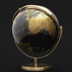 Globus 20 cm - Sort/Guld|Børn Til Børneværelset|Astronomi