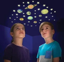 Brainstorm Glow - Planeter + stjerner, 43 dele| Astronomi