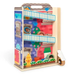 Melissa & Doug GO Tots trillebane - Højhus| Tumlinge Legetøj|Dukkehus & Legesæt