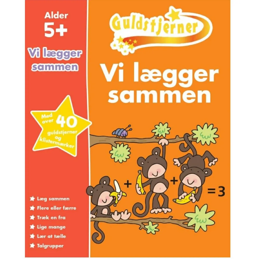 Guldstjerner - Vi lægger sammen| Logik & Talforståelse|Matematik & Leg