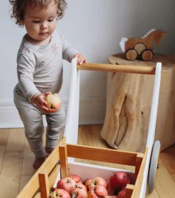 Kinderfeets Gåvogn - Hvid| Babylegetøj