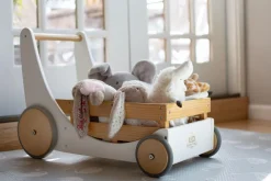 Kinderfeets Gåvogn - Hvid| Babylegetøj