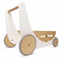 Kinderfeets Gåvogn - Hvid| Babylegetøj