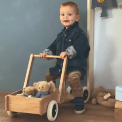 Egmont Toys Gåvogn med gummihjul| Babylegetøj|Tumlinge Legetøj