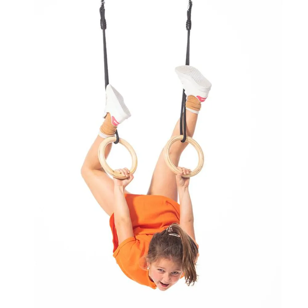 DICE Gymnastikringe Ø14,5 cm (sort reb)| Gynger
