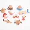 tickit® Havdyr - Træfigurer, 10 stk| Trælegetøj|Dyrefigurer