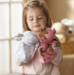 Melissa & Doug Hånddukker - Bondegårdsdyr, 4 stk.| Sprog & Leg|Tumlinge Legetøj