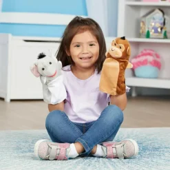 Melissa & Doug Hånddukker - Safari, 6 stk.| Hånddukker|Tumlinge Legetøj