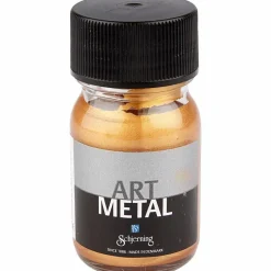 Creativ Company Hobbymaling metallic 30 ml - Guld, 1 stk| Kreativ Leg|Tegne- & Malegrej