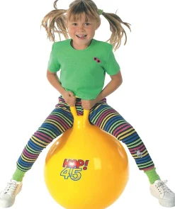 Hoppebold 45cm gul| Udeleg|Sportslegetøj & Gøgl