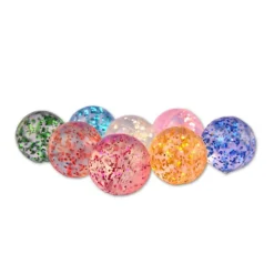 Hoppebolde Ø 3,2 cm - Glitter, 7 stk| Bolde