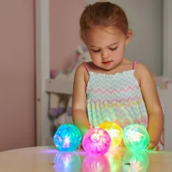 tickit® Hoppebolde m. blinklys, 4 stk| Tumlinge Legetøj|Bolde