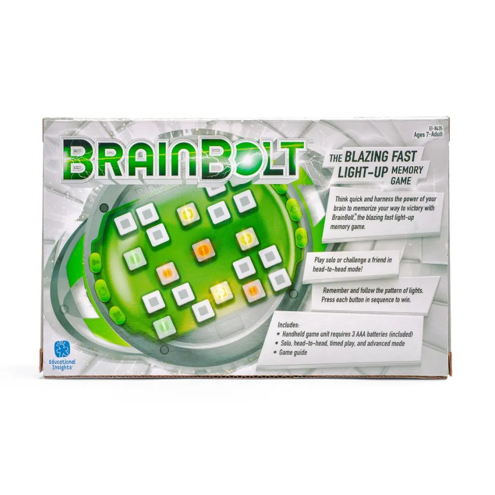 Learning Resources Hukommelsesspil - BrainBolt| Logik & Talforståelse|Spil