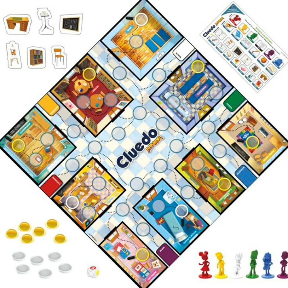 2-i-1 brætspil - Clue Junior| Spil