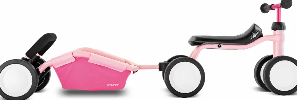 PUKY 2-i-1 gåvogn & trailer | TRAILY| Løbecykler|Babylegetøj