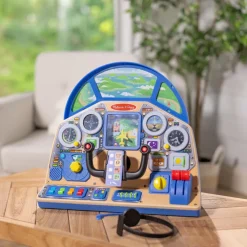 Melissa & Doug Interaktivt cockpit| Rolleleg|Interaktivt Legetøj