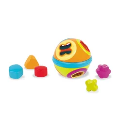 Scandinavian Baby Products 2-i-1 puttekasse og aktivitetsbold| Sorterings- & Stablelegetøj|Bolde