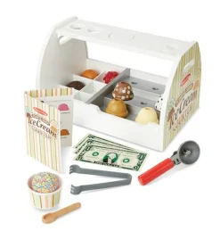 Melissa & Doug Iscafé i træ| Legekøkken & Legemad