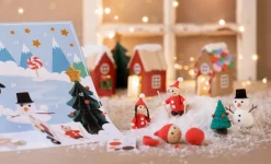 Creativ Company Julekalender modellering - Lav en julelandsby| Kreativ Leg|Jul