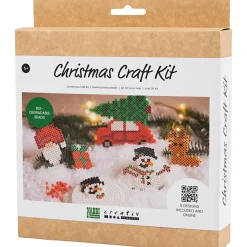 Creativ Company Julekrea med BioBeads - Snemand m.fl.| Økologisk Eller Bæredygtig|Kreativ Leg