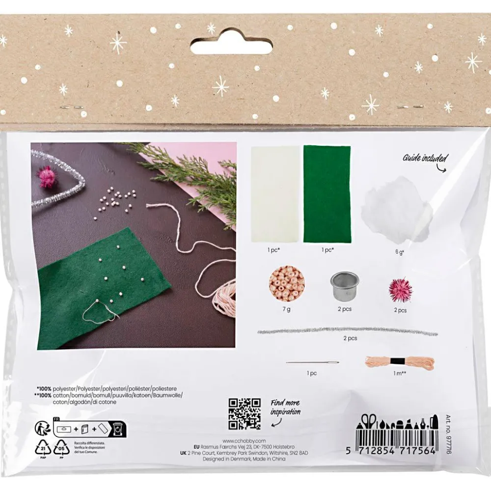 Creativ Company Julepose - Evighedslys af filt| Jul