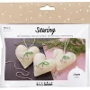 Creativ Company Julepose - Julehjerter af filt| Jul
