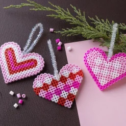 Creativ Company Julepose - Julehjerter af rørperler| Jul