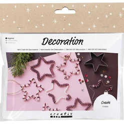 Creativ Company Julepose - Julestjerner m. perler & pailetter| Jul