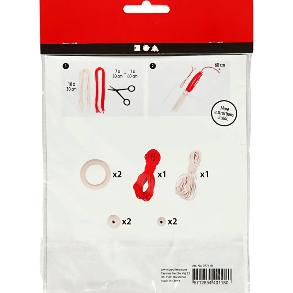 Creativ Company Julepose - Macramé nisser| Jul