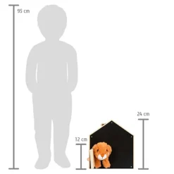 small foot Kaninbur med løbegård| Bamser