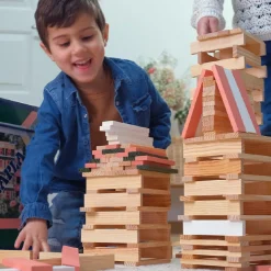 KAPLA klodser - Forår, 200 stk| Trælegetøj|Montessori