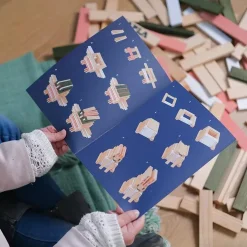 KAPLA klodser - Forår, 200 stk| Trælegetøj|Montessori