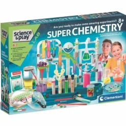 Clementoni Kemisæt - Super Chemistry| Naturvidenskab|Eksperimenter