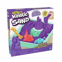 Kinetic Sand ®  - Sandbox lilla, 454 gram|Børn Taktil / Følesans|Anti-Stress Ting