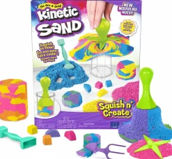 Kinetic Sand ® - Squish N'Create|Børn Taktil / Følesans|Anti-Stress Ting