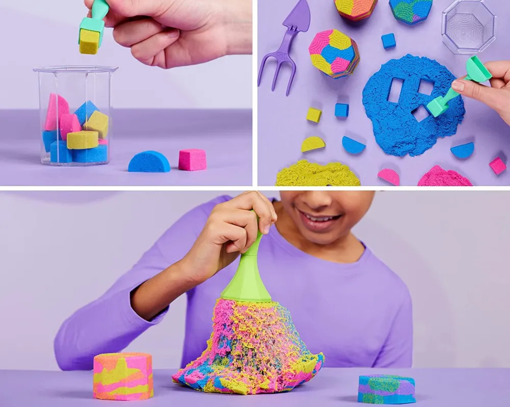 Kinetic Sand ® - Squish N'Create|Børn Taktil / Følesans|Anti-Stress Ting