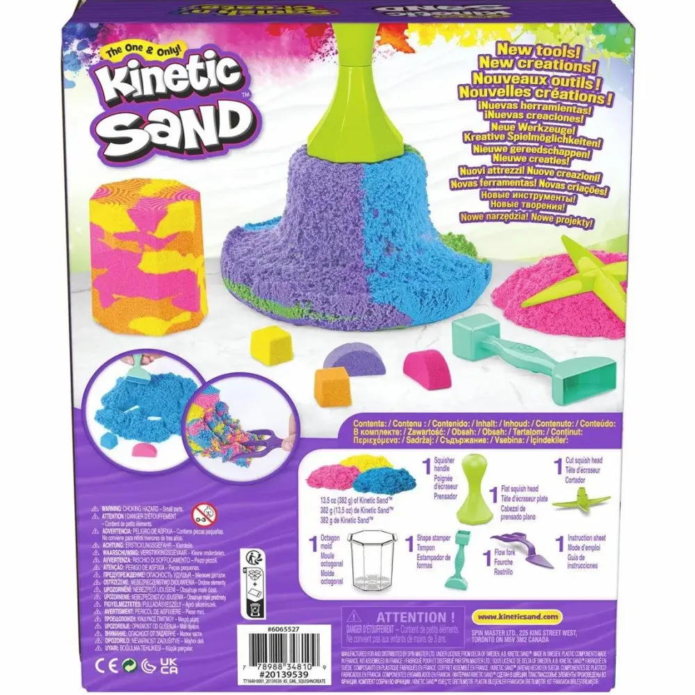 Kinetic Sand ® - Squish N'Create|Børn Taktil / Følesans|Anti-Stress Ting