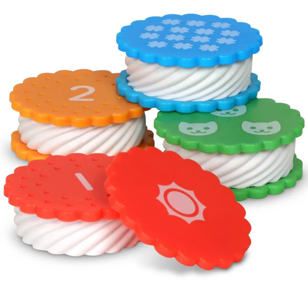 Learning Resources Klik & Lær - Cookies| Matematik & Leg|Sorterings- & Stablelegetøj
