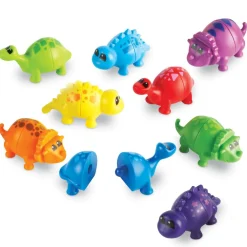 Learning Resources Klik & Lær - Dinoer| Logik & Talforståelse|Finmotorik